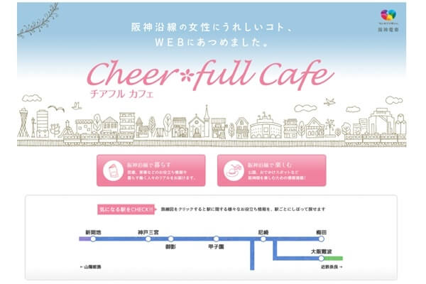 HANSHIN女性応援プロジェクトCheer＊full Cafe（チアフルカフェ）