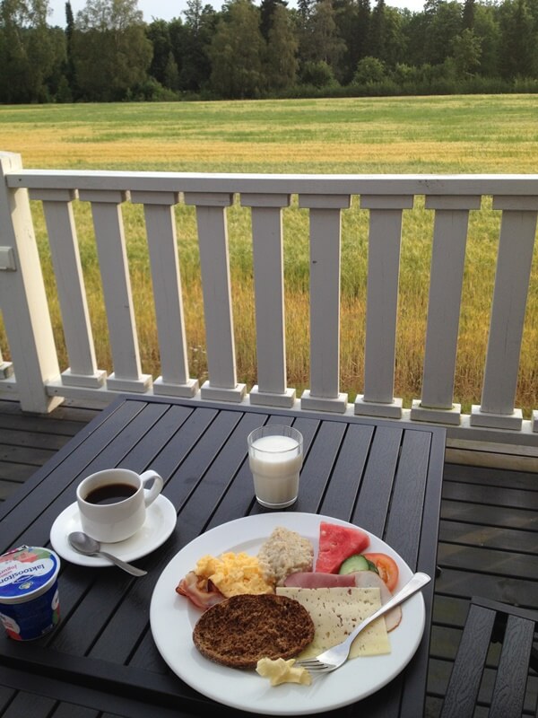 フィンランドのホテルで食べた朝食